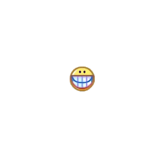 😬 a91abacf Emoji, Senyum, Gigi, Kuning, Senang telegram sticker