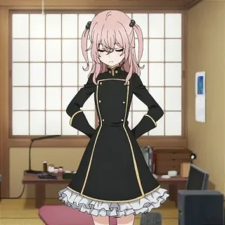 💖 b2e4a9c2 อนิเมะ, ผู้หญิง, ผมสีชมพู, น่ารัก, ชุดเดรส, ญี่ปุ่น telegram sticker