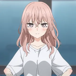 🎀 0a3d12d6 アニメ, 女の子, 可愛い, キャラクター, ピンク髪, 笑顔 telegram sticker