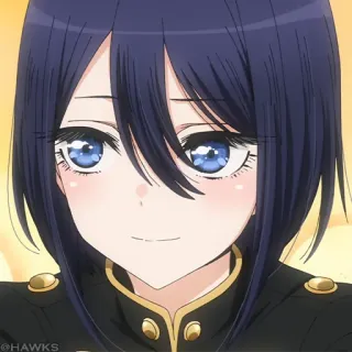 🎀 85a7581c @HAWKS アニメ, 女の子, 漫画, ポートレート, 笑顔, 女性 telegram sticker