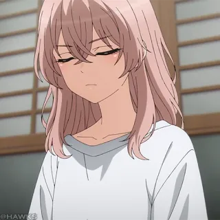 🎀 c8fecd66 アニメ, 女性, 女の子, ピンク髪, 漫画 telegram sticker