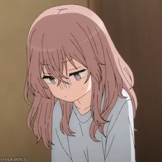 🎀 e28b35f0 @HAWKS アニメ, 女の子, 悲しい, マンガ telegram sticker