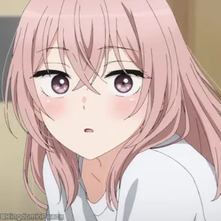 💓 088b5184 アニメ, 女の子, ピンク髪, 可愛い telegram sticker