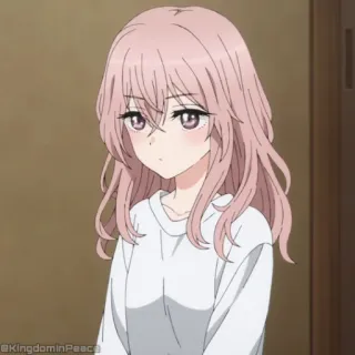 🎀 1666ebef @KINGDOMINPEACE アニメ, 女性, ピンク髪, 女の子, ポートレート telegram sticker