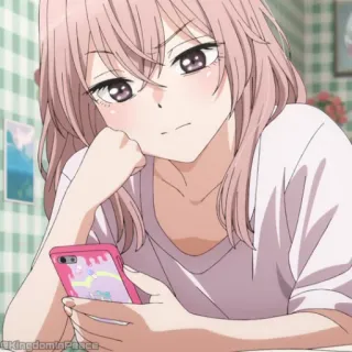 🎀 3afe0bef アニメ, 女の子, マンガ, 可愛い, ピンク, 漫画 telegram sticker