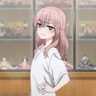 🎀 4b88d021 アニメ, 女の子, ピンク髪, キャラクター telegram sticker