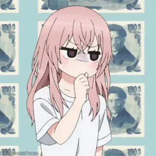 🎀 8361a1aa アニメ, 女の子, 考え中, かわいい, ちび telegram sticker