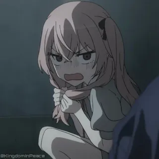 🎀 9c1818a3 @KINGDOMINPEACE アニメ, キャラクター, 感情, イライラ, 怒り telegram sticker