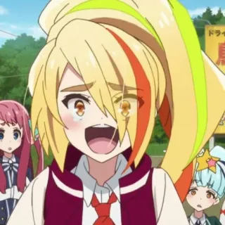 🤩 120a8bfd アニメ, 女の子, 笑顔, 漫画, かわいい telegram sticker