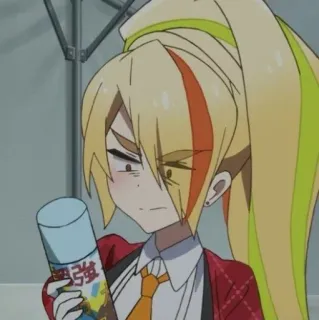 ⁉ 7e784ee2 勉強 アニメ, 日本人, 女の子, 金髪, ゾンビ telegram sticker