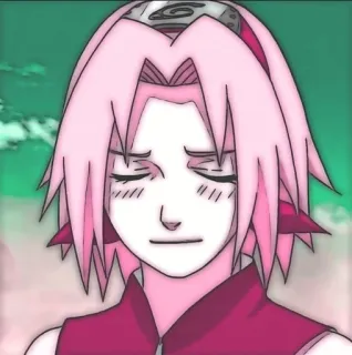 😚 f550db80 Sakura Naruto anime, manga, sakura, naruto, character telegram sticker