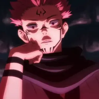 🎟 19319bd4 Ryomen Sukuna Jujutsu Kaisen 애니, 만화, 저주, 악마, 주술사, 주술회전, 스쿠나, 료멘 스쿠나 telegram sticker