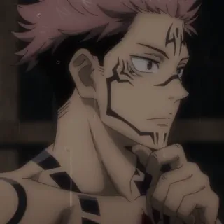 ⛓ 605e74d7 Sukuna Jujutsu Kaisen 애니메이션, 만화, 저주받은 영혼, 스쿠나, 주술회전 telegram sticker