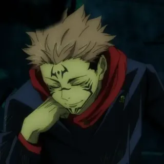 🎟 d855b209 Ryomen Sukuna Jujutsu Kaisen 애니메이션, 만화, 주술회전, 료멘 스쿠나, 스쿠나, 저주받은 영혼, 판타지 telegram sticker