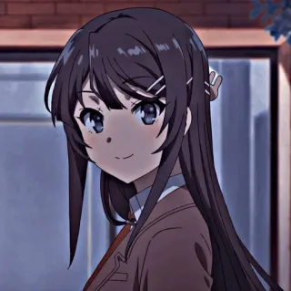 🐰 0edd8651 Аниме, Мультфильм, Школьница, Девушка, Персонаж telegram sticker