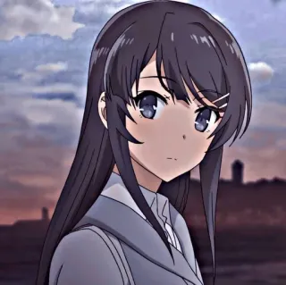 🐰 3b01e0b8 Аниме, Девушка, Мультфильм, Милый, Портрет telegram sticker