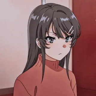 🐰 e8c8411b Аниме, Девушка, Персонаж, Мультфильм telegram sticker