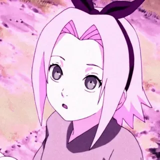 🌸 3bc4cfea Sakura Haruno Naruto Anime, Manga, Ninja, Sakura, Haruno, Cô gái telegram sticker