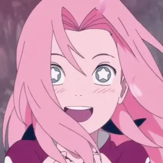 SAKURA HARUNO @anime_sticks :: @fStikBot telegram stickers