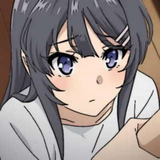 🐰 ed4458f5 chica anime, dibujos animados, ilustración, lindo, manga, retrato telegram sticker