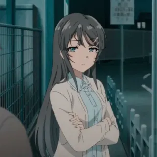 😒 008c62c0 Anime, Meisje, Personage, Vrouw, Portret, Serieus telegram sticker