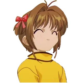 🎈 0adb6dd9 Sakura Kinomoto Cardcaptor Sakura anime, cartoon, sakura, cardcaptor sakura, cute, girl whatsapp sticker