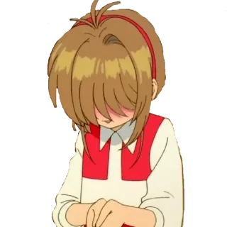 🎈 13dc3ed9 Sakura Kinomoto Cardcaptor Sakura anime, girl, cardcaptor sakura, sakura kinomoto whatsapp sticker