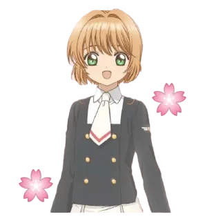 🎈 19af2f29 Sakura Kinomoto Cardcaptor Sakura anime, manga, magical girl, card captor sakura, sakura kinomoto whatsapp sticker