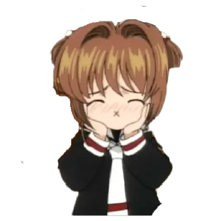 🎈 36a604df Sakura Kinomoto Cardcaptor Sakura anime, girl, cardcaptor sakura, sakura kinomoto whatsapp sticker