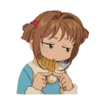 🎈 3f39bee2 Sakura Kinomoto Cardcaptor Sakura anime, cardcaptor sakura, sakura kinomoto, cute, manga whatsapp sticker