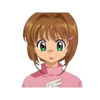 🎈 4962a8ca Sakura Kinomoto Cardcaptor Sakura anime, manga, girl, cute, cardcaptor sakura whatsapp sticker