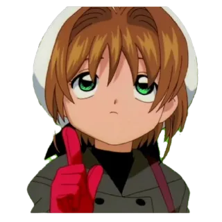 🎈 648f819f Sakura Kinomoto Cardcaptor Sakura anime, cartoon, cardcaptor sakura, sakura kinomoto, character whatsapp sticker