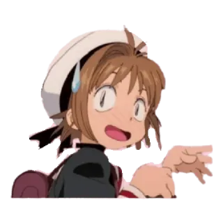 🎈 72f0fea0 Sakura Kinomoto Cardcaptor Sakura anime, cardcaptor sakura, sakura kinomoto, cartoon, sticker whatsapp sticker