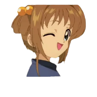 🎈 a19f15bb Sakura Kinomoto Cardcaptor Sakura anime, manga, kawaii, cardcaptor sakura, sakura kinomoto, magical girl whatsapp sticker