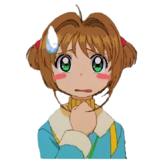 🎈 ec03f1da Sakura Kinomoto Cardcaptor Sakura anime, manga, cardcaptor sakura, sakura kinomoto whatsapp sticker