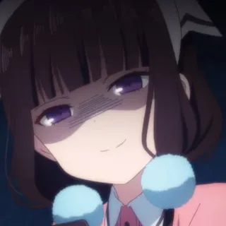 💕 4e028ebd anime, girl, character, cute, smile telegram sticker