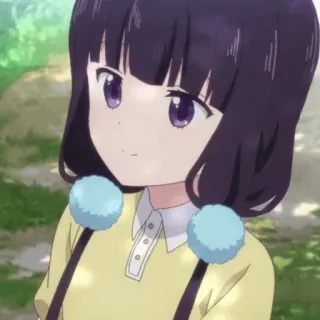 💕 7cae2aa2 anime, girl, cartoon, character telegram sticker