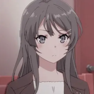 – ✦ sakurajima mai telegram stickers