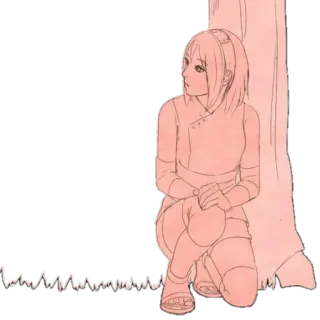 😐 acd9c17e Sakura Haruno Naruto アニメ, サクラ, 春野, ナルト, キャラクター, 女の子 telegram sticker