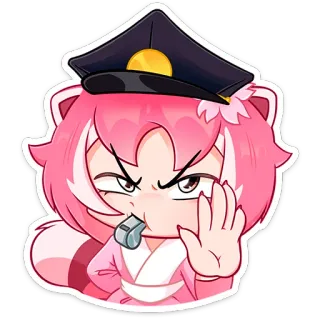 ⛔️ 2822ce54 Animé, Cartoon, Sticker, Personnage, Juge, Anthropomorphe, Animal whatsapp sticker