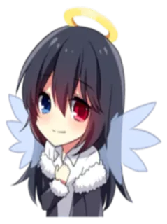 😇 9dd75811 Anime, Malaikat, Lucu, Chibi telegram sticker