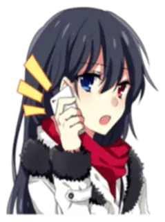 📱 cee89964 Gadis anime, Terkejut, Ponsel, Terkejut, Kartun, Wanita, Karakter telegram sticker