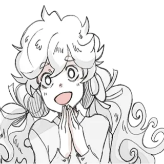 😀 fa9c66be cartoon, cute, happy, kawaii, anime telegram sticker