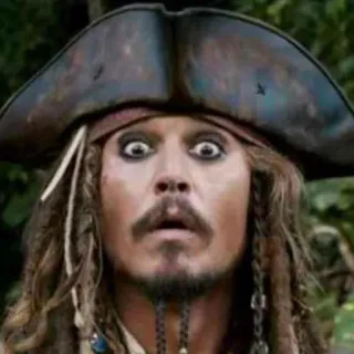 👀 44ffe1c5 Captain Jack Sparrow Pirates of the Caribbean Pirate, Capitaine, Sparrow, Johnny Depp, Pirates des Caraïbes whatsapp sticker