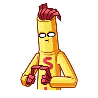 😅 5aaa86c9 Si Cartoon, Figur, Sticker, Sarkastisch, Tube, Ja telegram sticker
