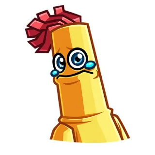 😢 bbfc96b1 Cartoon, Traurig, Weinend, Emoji, Figur, Säule, Cartoonfigur telegram sticker