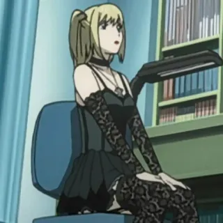 🍎 cb253ea3 Misa Amane Death Note Anime, Misa, Amane, Death Note, Postać, Dziewczyna telegram sticker
