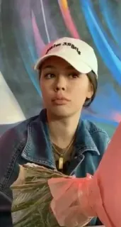 🌟 347a1aec Palm Angels pieniądze, casual, kapelusz, moda, styl telegram sticker