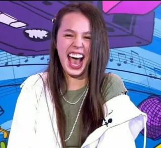 🌟 423d2de8 kobieta, uśmiechnięta, śmiejąca się, portret, osoba, szczęśliwa telegram sticker