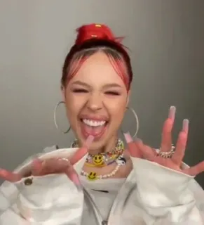 😉 51e8b787 kobieta, osoba, uśmiech, portret, twarz telegram sticker